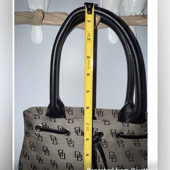 Dooney & Bourke Black and Brown Satchel - Picture 9 of 9